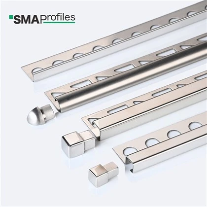 Metal competitiv decorativ din oțel inoxidabil, benzi de gresie rotunde